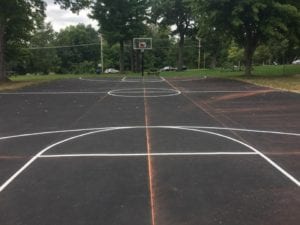 Sports court paintings