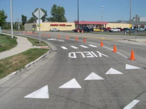 Michigan pavement marker