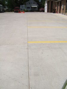 Parking stall lines