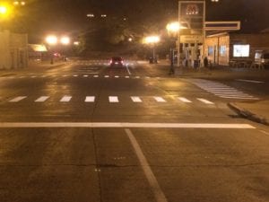 Crosswalk - stop bar painting by APM