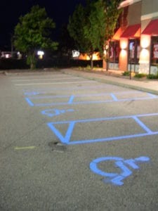 Parking lot markings services