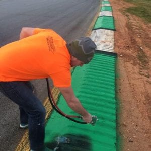 Race track painting