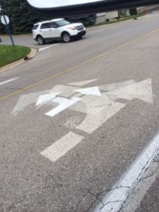Road marker fail