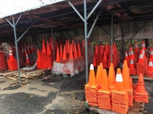 Advanced Pavement Marking traffic cones