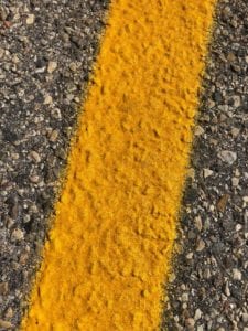 road line painting