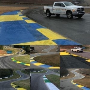Race track painting contractors