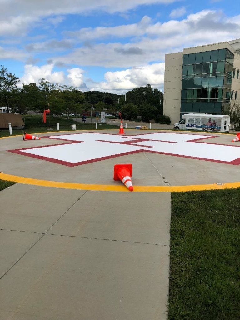 Helipad Painting