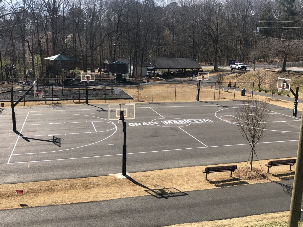 Basketball Court Painting